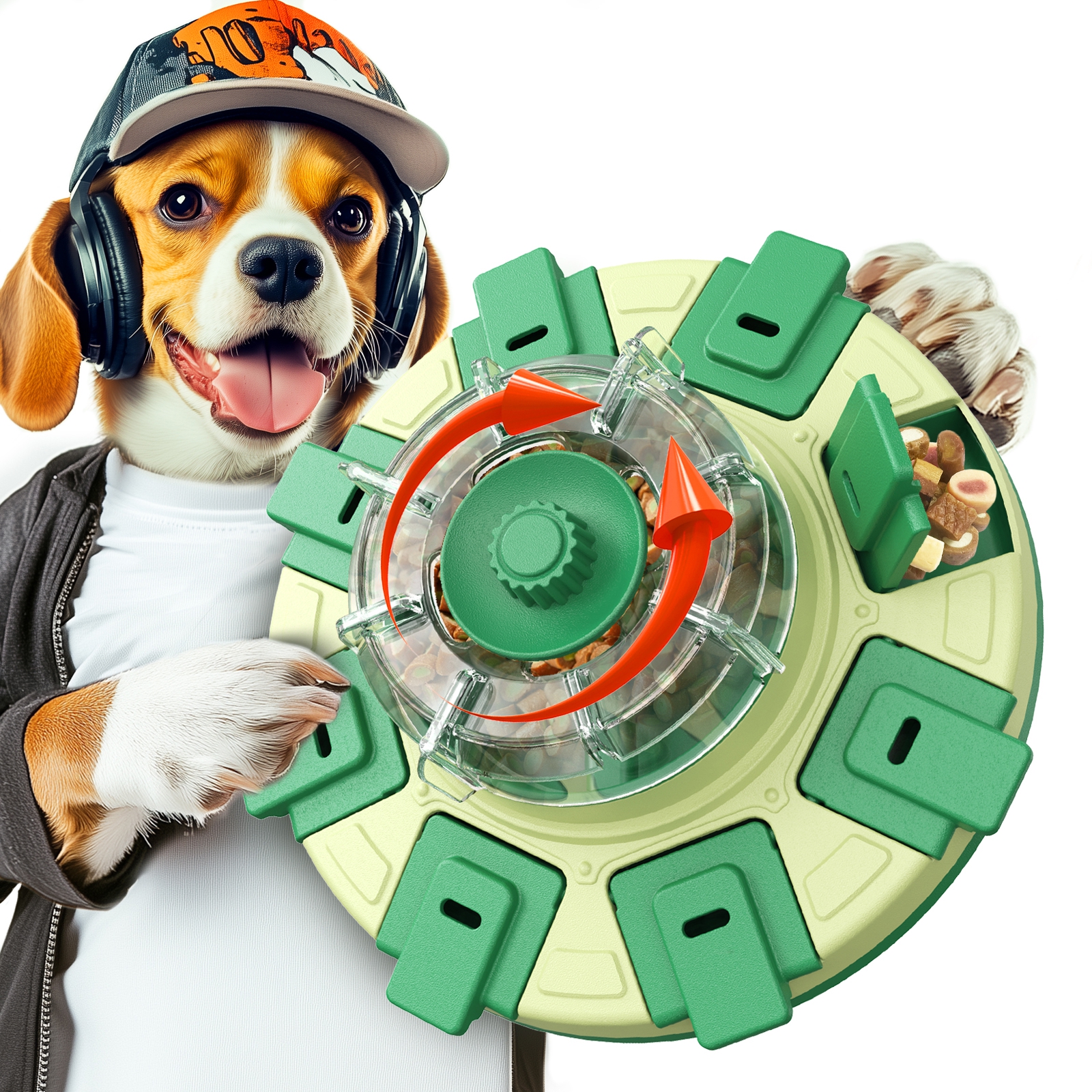 KADTC  LUCKY  WHEEL PUZZLE TOY LEVEL 2 IN 1