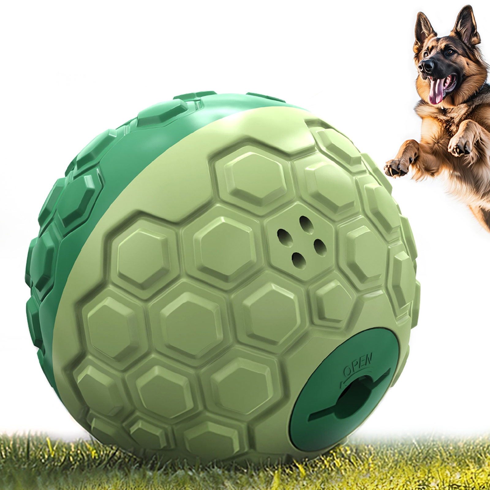 KADTC DOG WOBBLE GIGGLE TREAT BALL 