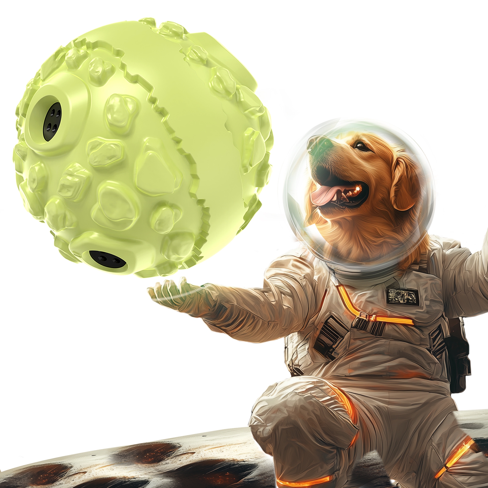 KADTC DOG WOBBLE WAG GIGGLE BALL LARGE SIZE
