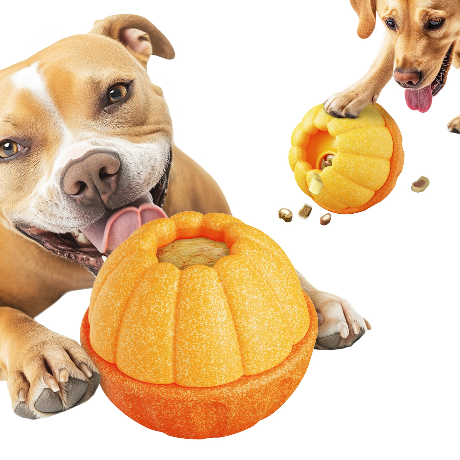 KADTC ORANGE MULTI-FUNCTIONAL DOG ENRICHMENT TOY