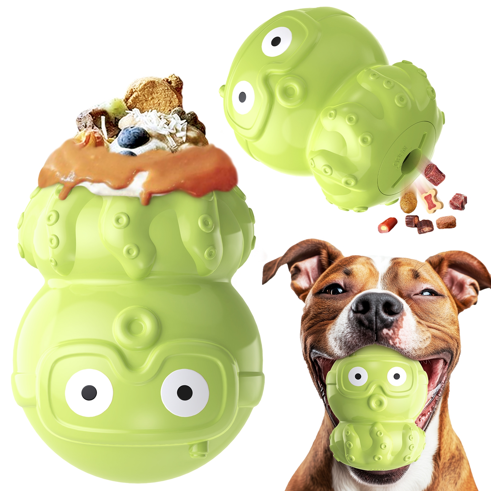 KADTC OCTOPUS STUFFABLE&TREAT TOY GAME MODE 2 IN 1