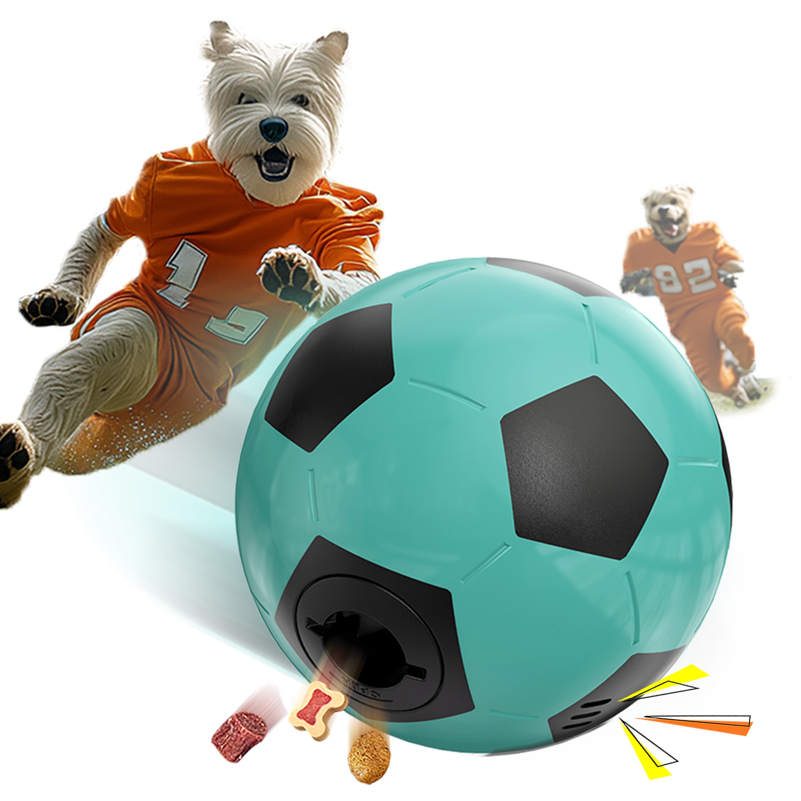  KADTC DOG GIGGLE TREAT FOOTBALL