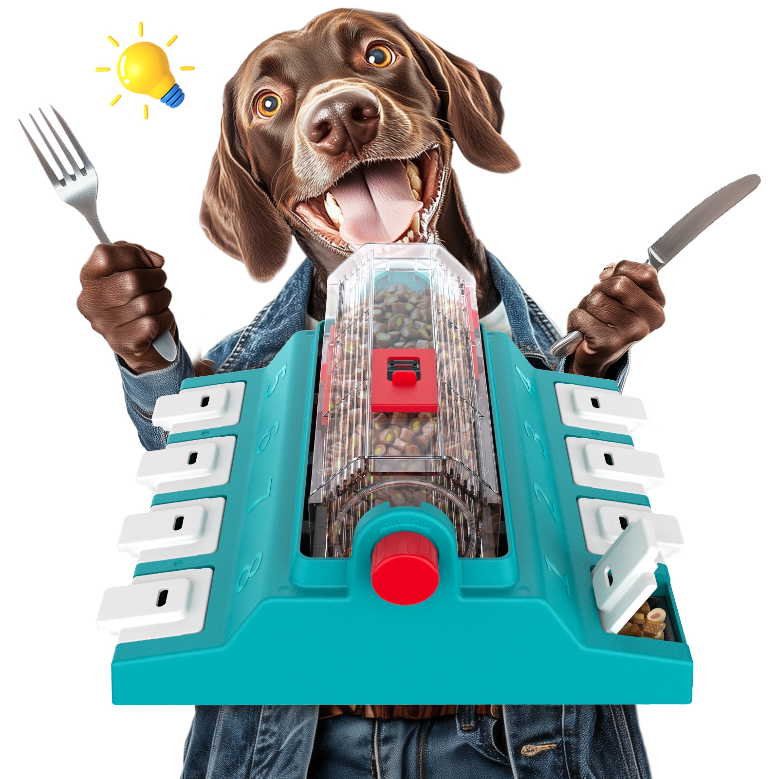 KADTC BEER BARREL DOG PUZZLE FEEDER TOY LARGE SIZE