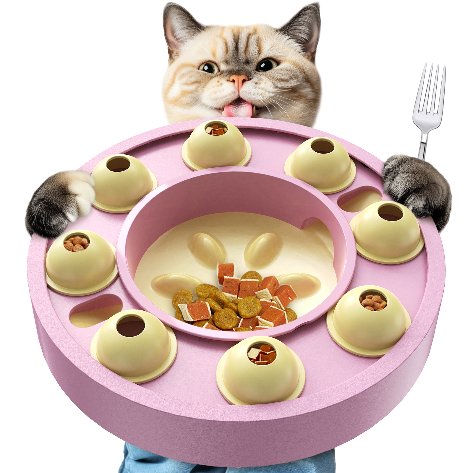 KADTC Cat Puzzle Toy Kitten Puzzle Feeder For Cays Indooor