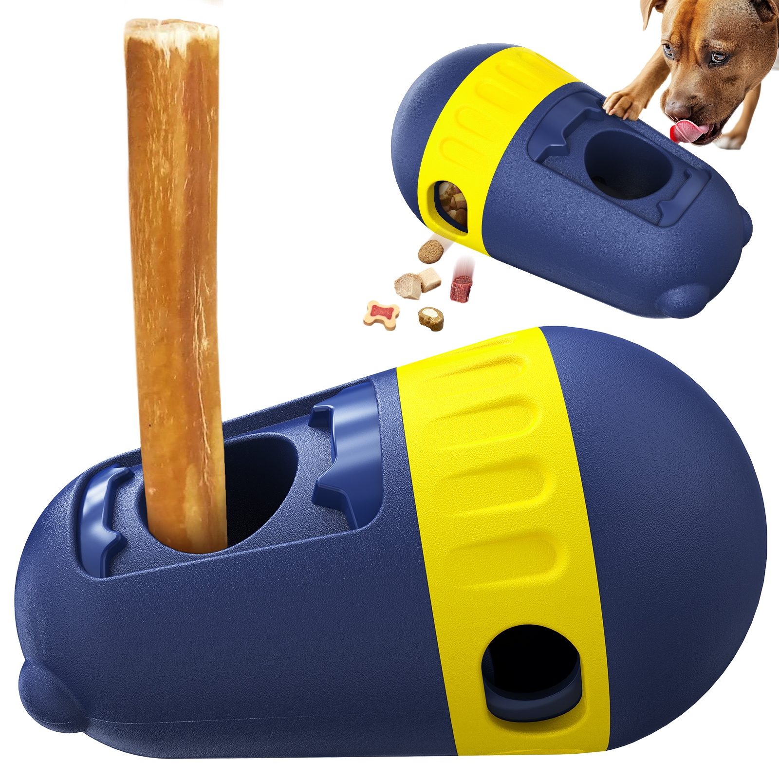 KADTC DOG  BULLY STICK HOLDER & TREAT DISPENSING TOY